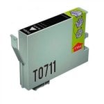 Cartouche d'encre Inkpro compatible avec Epson T0711 noire