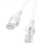 Cavo di rete Lanberg RJ45 UTP Cat.5e 25 cm Bianco