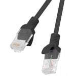 Cavo di rete Lanberg RJ45 UTP Cat.6 25 cm Nero