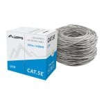 Cavo di rete Lanberg Coil RJ45 Cat5e UTP rigido CCA intrecciato 305 m Grigio