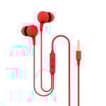 Casque ergonomique Ksix avec microphone rouge