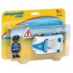 Playmobil 1.2.3 Coche de Polícia 9384 1 peça