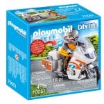 Playmobil City Action Moto de Emergencias Playmobil City Action Moto de Emergencias