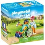 Playmobil City Life 70193 Paciente na Cadeira de Rodas 20 peças