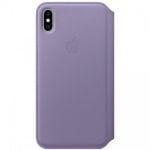 Apple Leder-Folio-Hülle für iPhone XS Max (Lila)