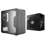 Cooler Master MasterBox Q300L USB 3.0 avec fenêtre noire + Cooler Master Elite 500 V4 500W 80 Plus Cooler Master MasterBox Q300L USB 3.0 avec fenêtre noire + Cooler Master Elite 500 V4 500W 80 Plus