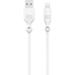 Just Green Cable Ecológico Lightning  a USB-A Macho/Macho 2m Blanco