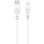 Cavo ecologico Just Green da Lightning a USB-A maschio/maschio 2 m bianco