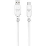 Cavo ecologico Just Green da USB-C a USB-A maschio/maschio 1,2 m bianco