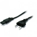 Metronic Cable Alimentación Bipolar 1.5 metros Negro Metronic Cable Alimentación Bipolar 1.5 metros Negro