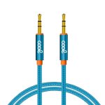 Cavo Jack Nylon Cool 3,5 mm Azzurro 1m