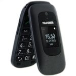 Telefunken TM 250 IZY Teléfono con Tapa Negro Libre Telefunken TM 250 IZY Teléfono con Tapa Negro Libre