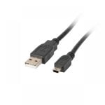 Cavo Lanberg Mini USB a USB 2.0 1,8 m Nero