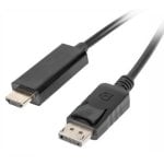 Lanberg Cable DisplayPort V1.1 a HDMI Macho/Macho 1.8m Negro
