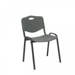 Piqueras und Crespo Robledo, 4er-Pack Stühle aus grauem PVC