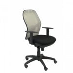 Piqueras y Crespo Jorquera grauer Netzstuhl Bali schwarzer Sitz