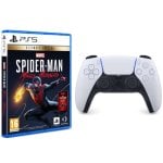 Controller wireless Sony DualSense per PS5 + Marvel's Spider-Man Miles Morales Ultimate Edition PS5