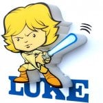 3DLightFX 14272 Star Wars Mini Luke 3D-Nachtlicht 3DLightFX 14272 Star Wars Mini Luke 3D-Nachtlicht