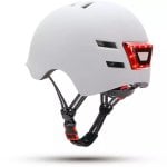 Youin Casco con Luz LED Blanco Talla L 58x61cm Youin Casco con Luz LED Blanco Talla L 58x61cm