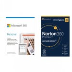 Microsoft 365 Personal 1 Usuario 1 Año + Norton 360 Premium 10 Dispositivos 1 Año