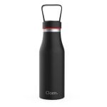 Cloen Botella de Agua Térmica Acero Inoxidable 500ml Negro