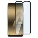 Pellicola protettiva in vetro temperato nero Avizar per Samsung Galaxy A20e