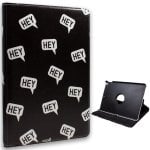 Coole Hey-Musterhülle für iPad 10,2" Schwarz