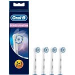 Recargas Escovas Dentes Braun Oral-B Sensi UltraThin 4 Unidades Gengivas Sensíveis