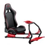 Oplite GT3 SuperFast Asiento para Simulador de Conducción Negro/Rojo