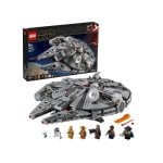 Kit de construcción LEGO Star Wars 75257 Halcón Milenario de El Ascenso de Skywalker (1351 piezas)