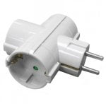 Maurer Adaptador Triple Schuko