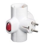 Multiprise Wolfpack 19110047 3 Prises avec Interrupteur Schuko et Puissance 3600W