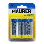 Maurer Pack 2 Pilhas Alcalinas D LR20 1.5V Maurer Pack 2 Pilhas Alcalinas D LR20 1.5V