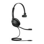 Auriculares Jabra Evolve2 30 con cable USB-C Cancelación de Ruido Oficina Negro