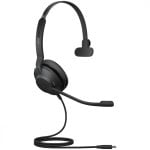 Jabra Evolve2 30, MS Mono Auricolare Cablato A Padiglione Ufficio USB tipo-C Nero