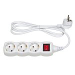 Multiprise Simon Brico 3 Prises avec Interrupteur et Câble 1,5 m Protection Terre