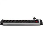 Multipresa Simon Brico Extrapower 8 prese alluminio protezione interruttore cavo 1,5 m