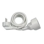 Simon Brico Cable de Alimentación Alargador Schuko 3m Blanco