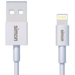 Cavo Lightning Simon a USB 2.0 maschio/maschio 1 m bianco