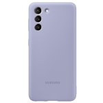Samsung Silicone Cover Funda Violeta para Samsung Galaxy S21