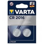 Varta LITHIUM Coin CR2016 (Batteria a bottone, 3V) Blister da 2