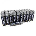 Varta Power On Demand confezioni da 40 batterie alcaline AA LR6