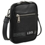 Borsa a tracolla per cellulare Lois Grant nera