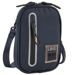 Borsa a tracolla per cellulare Lois Cooper Blu scuro