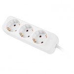 Multiprise Lanberg PS0-03F-0150-W 3 Prises Protection Enfant 1,5 m Blanc