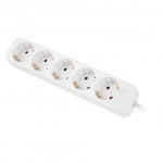 Multipresa Lanberg PS0-05F-0150-W 5 prese Schuko protezione bambini cavo 1,5 m