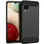 Cool Funda Carbón Negro para Samsung Galaxy A12