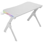 Table de jeu blanche Mars Gaming MGD RGB