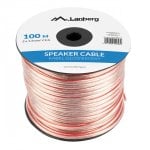 Lanberg Cable para Altavoz Transparente 2X1.5mm2 100m Lanberg Cable para Altavoz Transparente 2X1.5mm2 100m