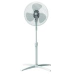 Ventoinha de Pé Fm Calefacción PX-40 40W 40cm 3 Velocidades Oscilante Silenciosa Altura Regulável